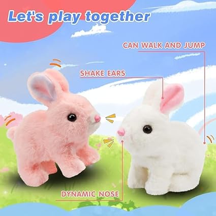 Hopping Walking Rabbit Bunny Toy with Sounds