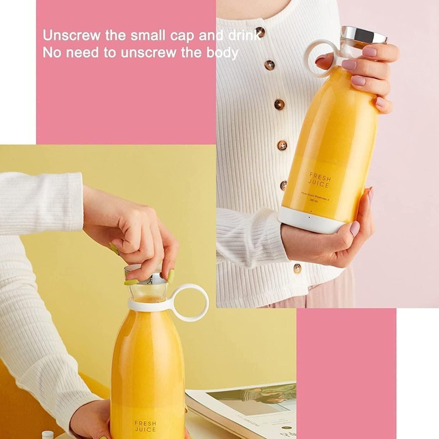Portable Electric USB Rechargeable Juicer