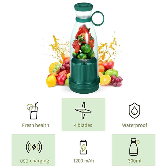 Portable Electric USB Rechargeable Juicer