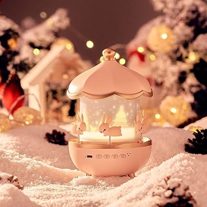 Bunny Carousel Night Light Projector
