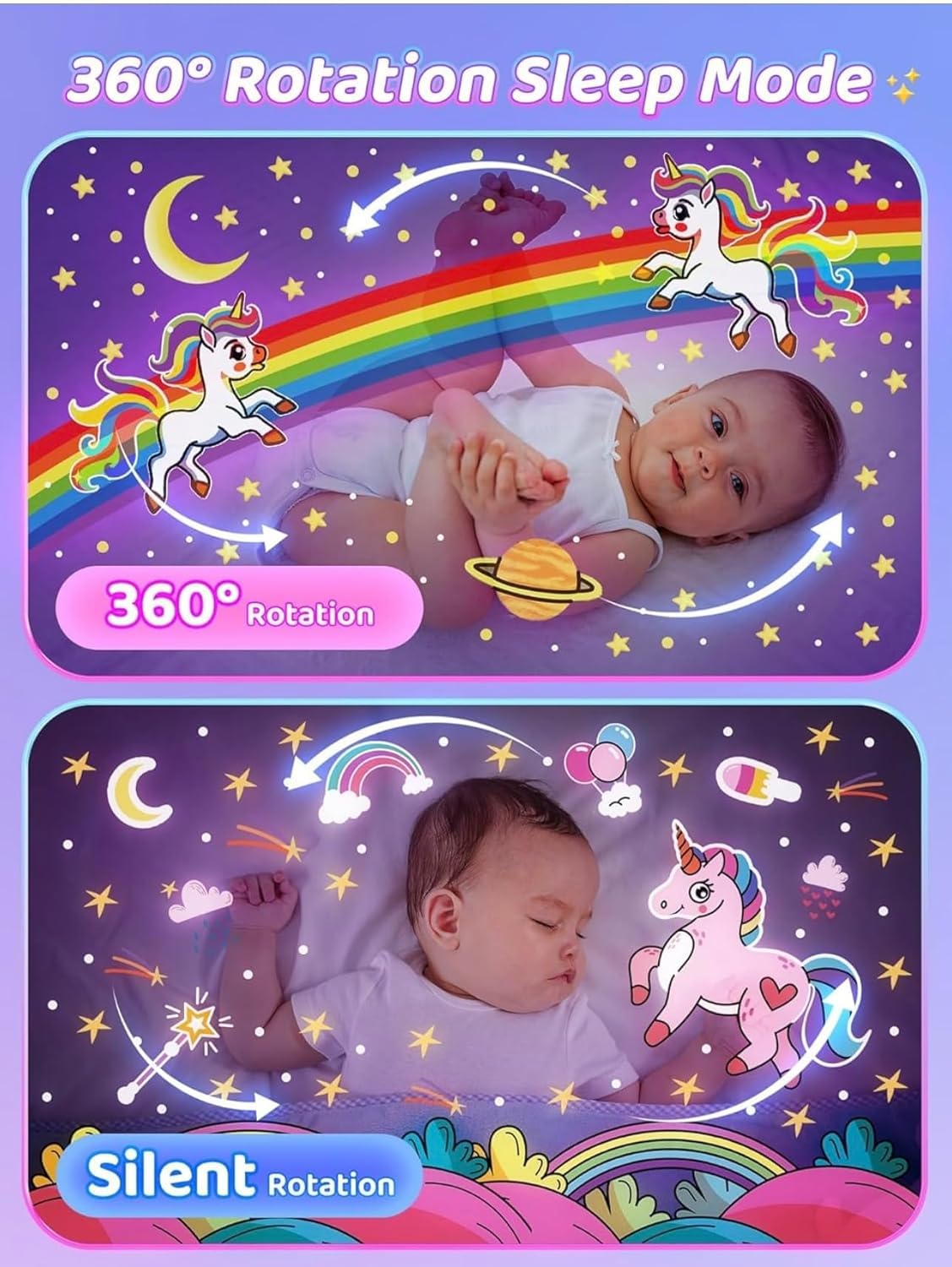 Bunny Carousel Night Light Projector